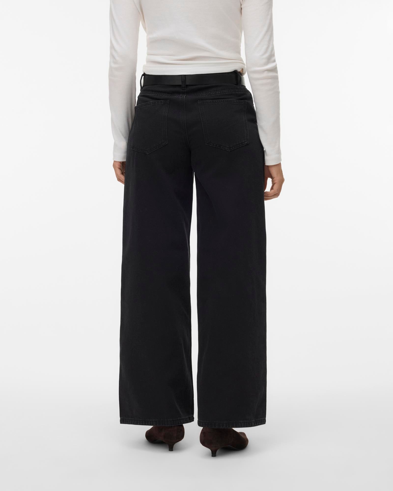 VMREMY MID RISE WIDE JEANS